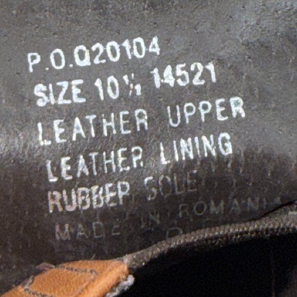 Kenneth Cole Reaction Men’s 10.5 Brown Leather Slip On Loafers Casual Shoes - Picture 8 of 12